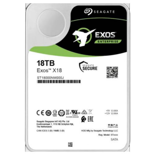 Seagate Exos X18 18TB Enterprise Internal Hard Drive