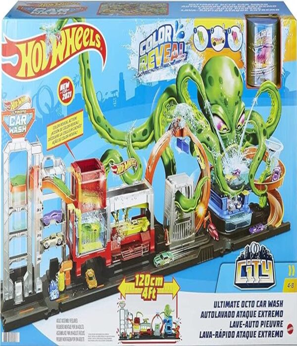 Hot Wheels City Ultimate Octo Car Wash Playset